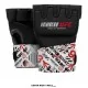 Guantes con gel UFC para protección y entrenamiento de boxeo y MMA. Color Blanco Rojo