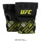 Guantes con gel UFC para protección y entrenamiento de boxeo y MMA. Color Negro amarillo