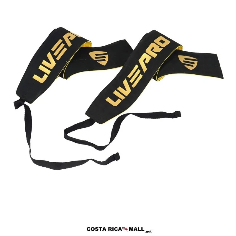 Tiras para pesas LIVEPRO LP8775 para mejorar agarre en levantamiento de fuerza