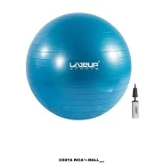 Bola de gimnasia y yoga LIVEUP 55cm con bomba para entrenamiento de equilibrio y core