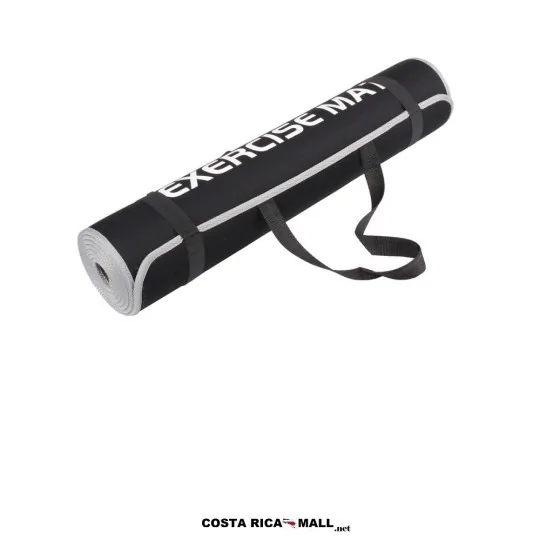 Colchoneta neoprene LIVEUP LS3258 para entrenamiento funcional y yoga. Vista enrollada