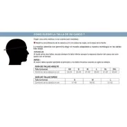 Casco para ciclismo VELO HB3.2 para uso urbano y deportivo. Tabla de Medidas