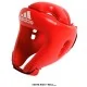 Cabecera para boxeo ADIDAS AD-IBH01 para protección en entrenamiento de combate. Color Rojo