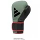 Guantes para boxeo ADIDAS AD-IC50TG para entrenamiento y cardio Combat. Color Verde