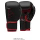 Guantes de Boxeo ADIDAS HYBRID 80 AD-IH80 para entrenamiento y sparring. Color Negro con Rojo