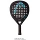 Pala de pádel HEAD BOLT forma lágrima, superficie de fibra de vidrio y diseño orientado a potencia y control. Negro