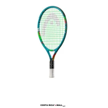 Raqueta de tenis junior HEAD Novak 19 para niños de 2 a 4 años con diseño colorido y tecnología de reducción de vibraciones.