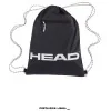 Bolso con cordones HEAD Tour 260714 fabricado con material reciclado, diseño ligero y bolsillo con cremallera para accesorios.