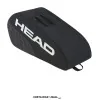Bolso para raquetas HEAD RACQUET M con capacidad para 6 raquetas, dos compartimentos principales. Color Negro