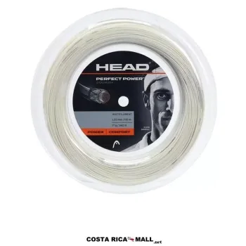 Cuerda de squash HEAD Perfect Power HE-281085 multifilamento de 1.25 mm diseñada para máxima potencia, sensación y durabilidad.