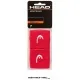 Muñequeras deportivas HEAD 2.5" con tejido absorbente, ajuste elástico y diseño cómodo para entrenamientos. Color Rojo