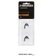Muñequeras deportivas HEAD 2.5" con tejido absorbente, ajuste elástico y diseño cómodo para entrenamientos. Color Blanco