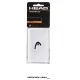 Muñequeras deportivas HEAD 5 pulgadas con tejido absorbente, ajuste elástico y gran capacidad. Color Blanco