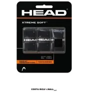 Overwrap para raqueta de tenis HEAD Xtreme Soft con máxima adherencia, perforaciones para ventilación. Color Negro