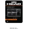 Overwrap para raqueta de tenis HEAD Xtreme Soft con máxima adherencia, perforaciones para ventilación. Color Negro