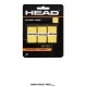 Overgrip para pádel HEAD Pro 285111 con tecnología de absorción avanzada, tacto confortable y adherencia. Color Amarillo