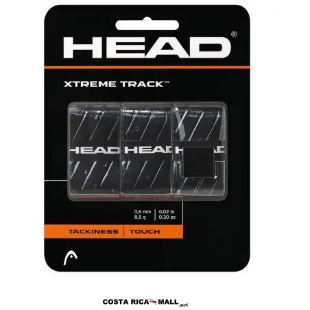 Overwrap para raqueta de tenis HEAD Xtreme Track 285124 con superficie texturizada, agarre firme y máximo control. Color Negro