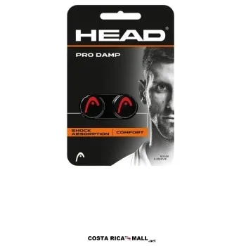 Antivibrador para tenis HEAD Pro Damp 285515 fabricado en silicona blanda para reducir vibraciones. Color Negro