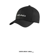 Gorra deportiva HEAD Promotion 287299 con ajuste de velcro, diseño clásico para diversas actividades. Color Negro