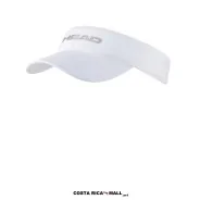 Visera deportiva HEAD Performance 287105 con tejido transpirable de secado rápido, ajuste mediante velcro. Color Blanco