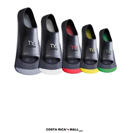 Patas de Rana para Natación TYR Burner EBP LFBP con diseño corto de entrenamiento, estructura ergonómica.