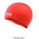 Gorra de Natación Silicone Senior TYR fabricada en silicona de alta calidad, con diseño hidrodinámico. Color Rojo