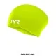 Gorra de Natación TYR Silicone Long Hair LCSL para cabello largo, fabricada en silicona con ajuste cómodo. Color Lima