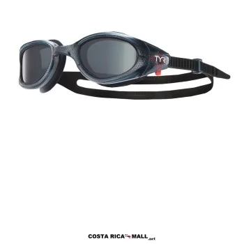 Lentes Para Natación Special Ops Pol 3.0 LGSPL3P TYR con lentes polarizados, tecnología anti-fog, protección UV. Color negro