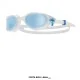 Lentes Para Natación Special Ops Pol 3.0 LGSPL3P TYR con lentes polarizados, tecnología anti-fog, protección UV. Color blanco