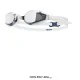 Lentes Para Natación STEALTH-X MIRROR LGSTLXM TYR con visión panorámica de 180°, lentes HD espejados. Color Blanco