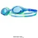 Lentes Para Natación SWIMPLE TIE DYE KDS LGSWTD TYR con diseño infantil unibody, protección UV. Color verde