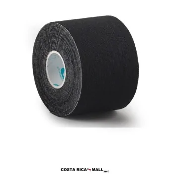 Tape Kinesiology UP disponible en varios colores, diseñado para brindar soporte muscular y articular. Color Negro