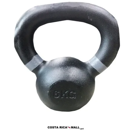 Mancuerna Kettlebell Premium disponible en diferentes pesos, diseñada para entrenamiento funcional. Peso 6kg