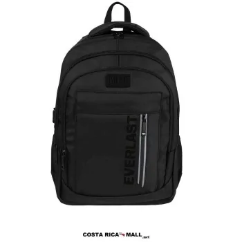 Salveque HARVEY EVERLAST con compartimiento para laptop de 15,6 pulgadas, múltiples bolsillos. Color Negro