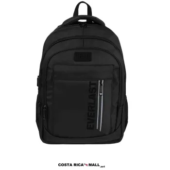 Salveque HARVEY EVERLAST con compartimiento para laptop de 15,6 pulgadas, múltiples bolsillos. Color Negro