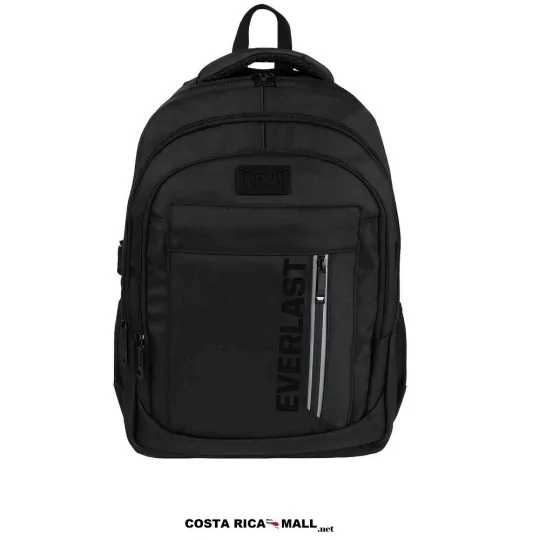 Salveque HARVEY EVERLAST con compartimiento para laptop de 15,6 pulgadas, múltiples bolsillos. Color Negro