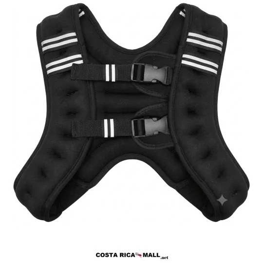 Chaleco con Peso 10kg B-IDEXA fabricado en poliéster resistente, diseñado para entrenamiento funcional.
