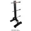 Rack para Discos de Pesas con estructura resistente para almacenamiento seguro y organización eficiente.