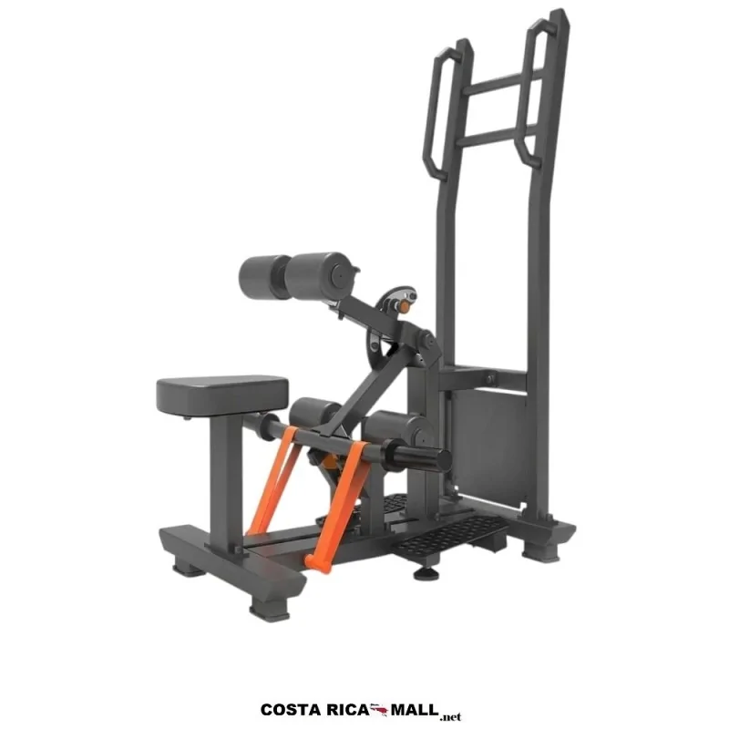 Máquina para Extensión Lumbar CORSAIR diseñada para fortalecer espalda baja, glúteos e isquiotibiales mediante movimientos.