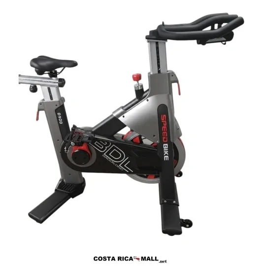 Bicicleta para Spinning Profesional Baodilong BDL-D900 con transmisión por correa, resistencia ajustable, asiento ergonómico.