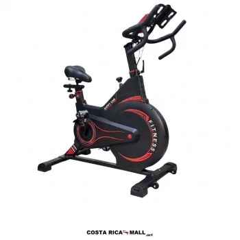 Bicicleta para Spinning Happy Gam con resistencia regulable, asiento ajustable, pedales de seguridad y estructura robusta.