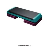 Step para Aeróbicos fabricado en plástico resistente, diseñado para entrenamiento cardiovascular, ejercicios funcionales.