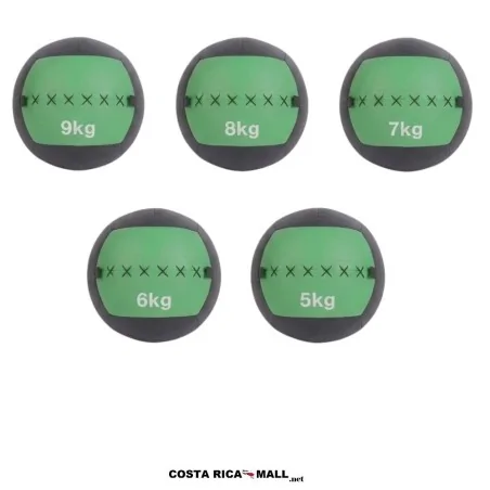 Bola Medicinal Suave fabricada en cuerina, para ejercicios de fuerza, coordinación, rehabilitación y acondicionamiento físico.