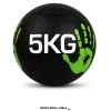 Bola Medicinal de Impacto fabricada en caucho resistente, diseñada para ejercicios de slam, entrenamiento funcional. 5 Kilos