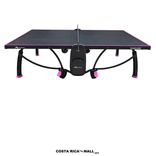 Mesa de Ping Pong Plegable RUNIC RI8802BP, tablero de 15mm, diseño moderno, para uso avanzado en interiores.