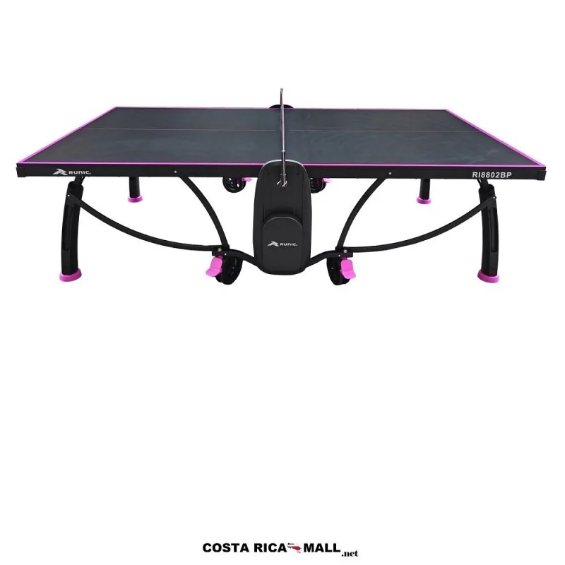 Mesa de Ping Pong Plegable RUNIC RI8802BP, tablero de 15mm, diseño moderno, para uso avanzado en interiores.