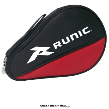 Estuche para Raqueta de Ping Pong RTT798 RUNIC. Color negro con rojo.