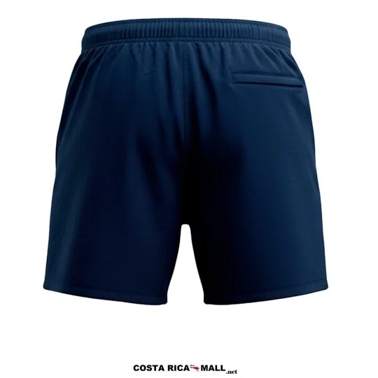 Pantaloneta deportiva RUNIC para hombre color azul R56082-BL - Vista atrás