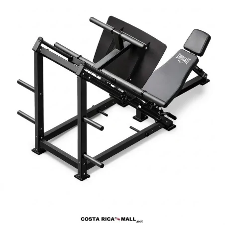 Banco Leg Press EVERLAST EVLP5W100 de hierro compatible con discos olímpicos - COSTA RICA MALL
