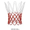 Par de nets para baloncesto premium LX-1890 LEIKESI en nylon trenzado blanco y rojo - COSTA RICA MALL